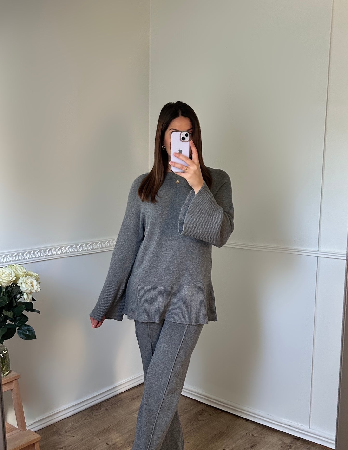 Ensemble Cosy Gris (Pull & Pantalon)