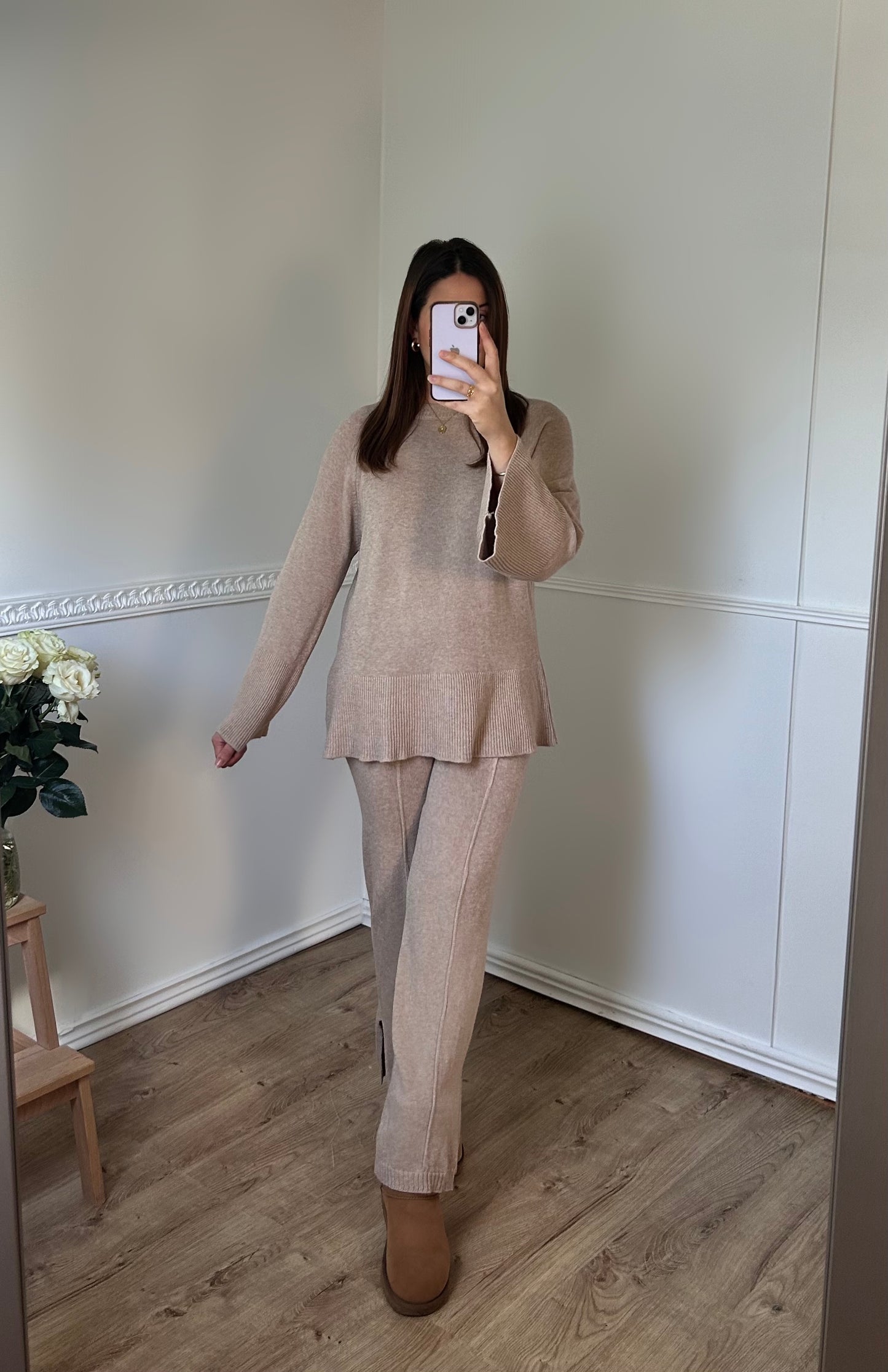 Ensemble Cosy Taupe (Pull & Pantalon)