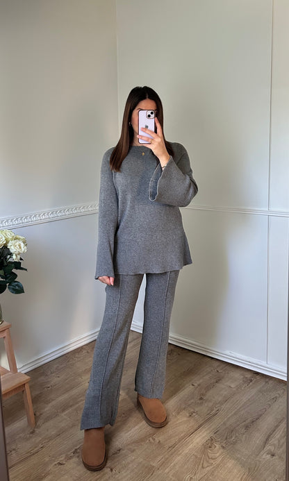 Ensemble Cosy Gris (Pull & Pantalon)