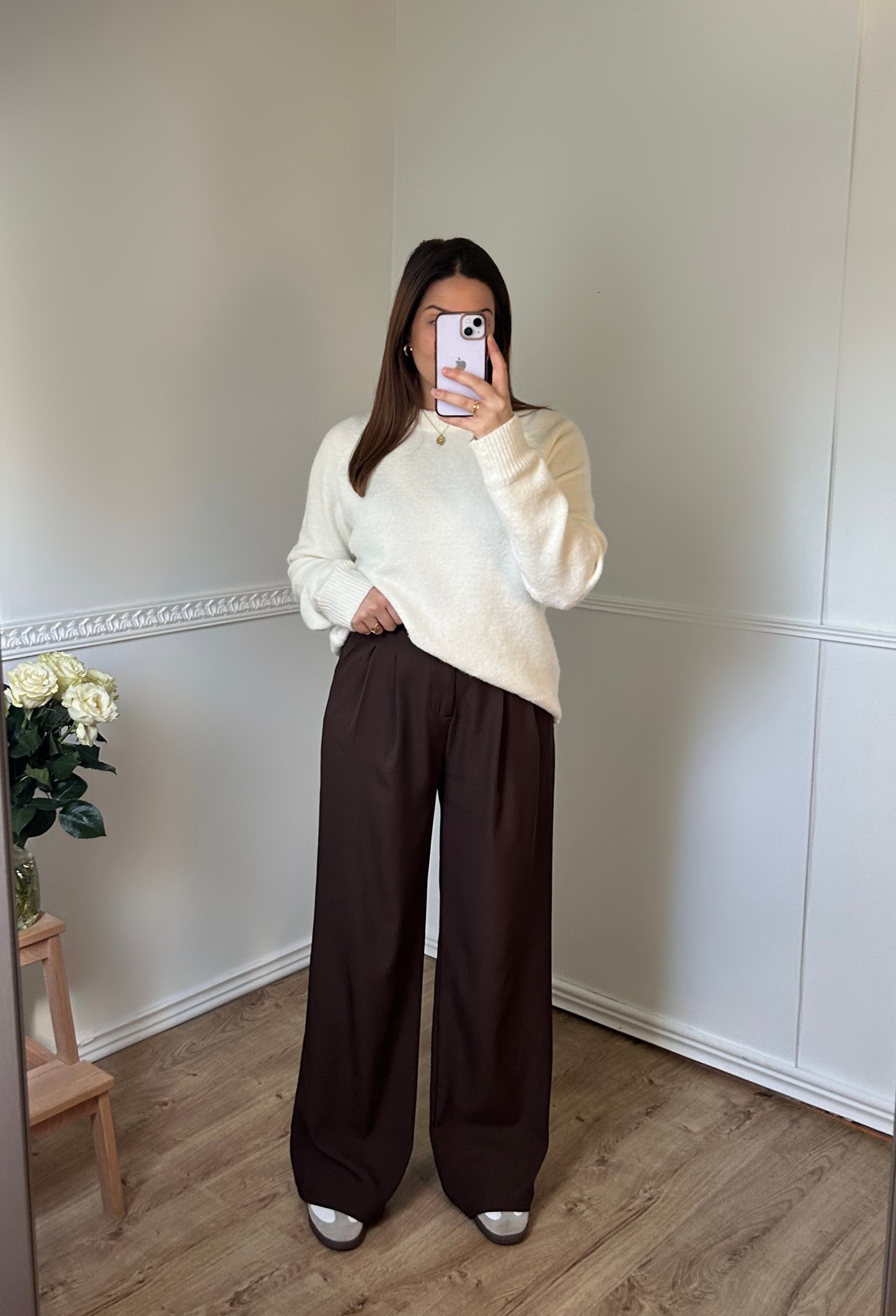 Pantalon Marron Oversize