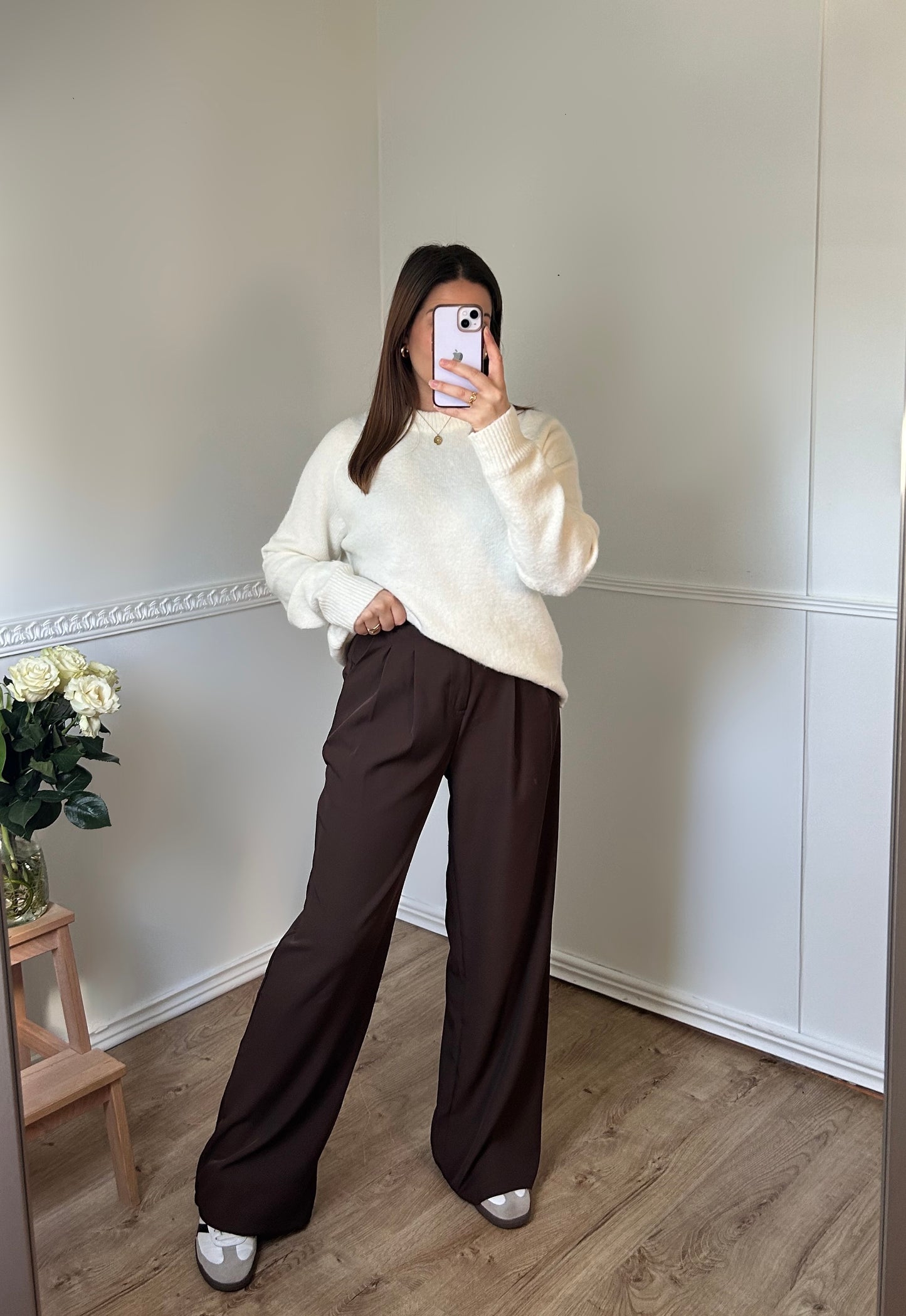 Pantalon Marron Oversize