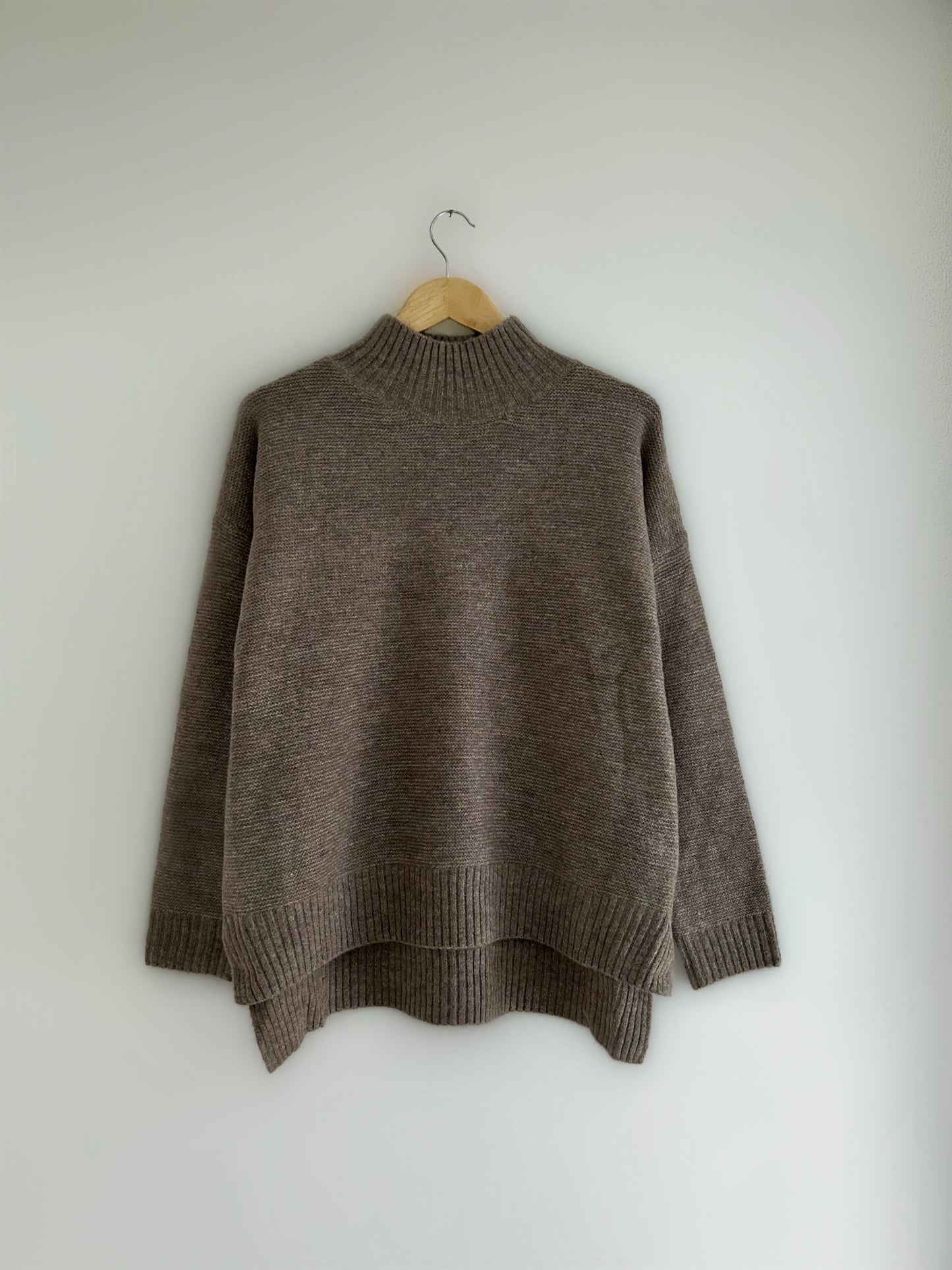 The Mocha Split Sweater