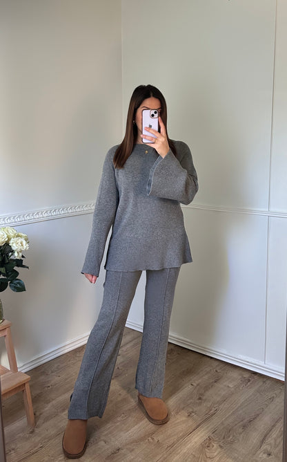 Ensemble Cosy Gris (Pull & Pantalon)