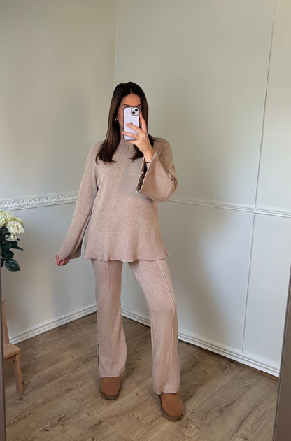 Ensemble Cosy Taupe (Pull & Pantalon)