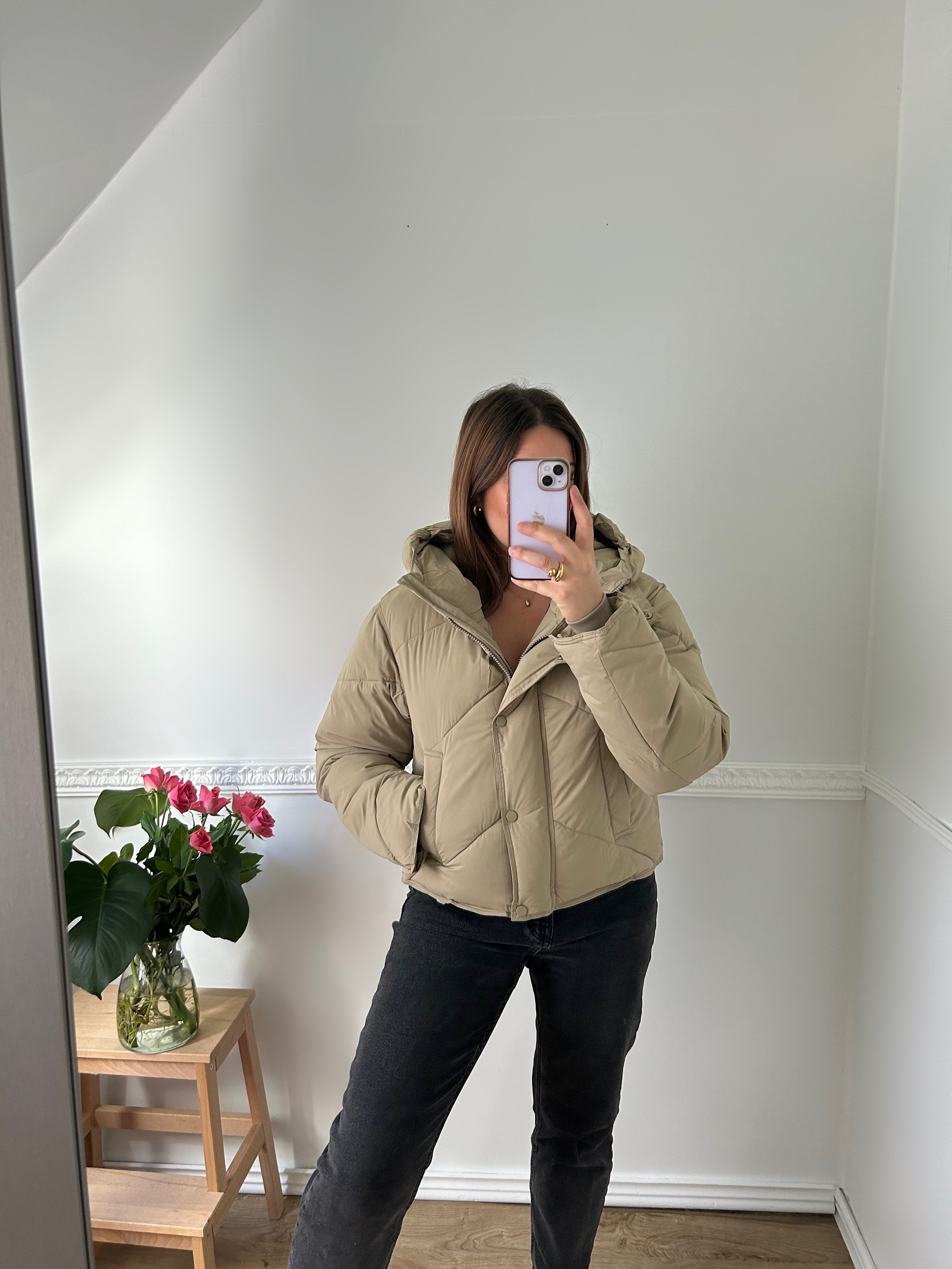 Inayt Rind La Doudoune Courte Pistache (capuche) – Inayt collection