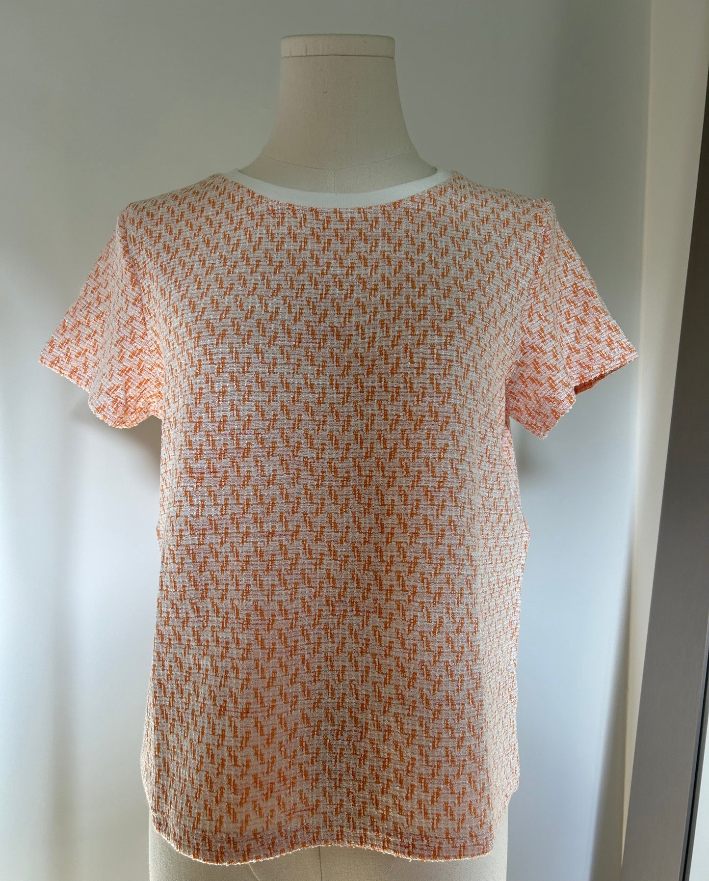 Giselle - Le Top en Tweed Orange