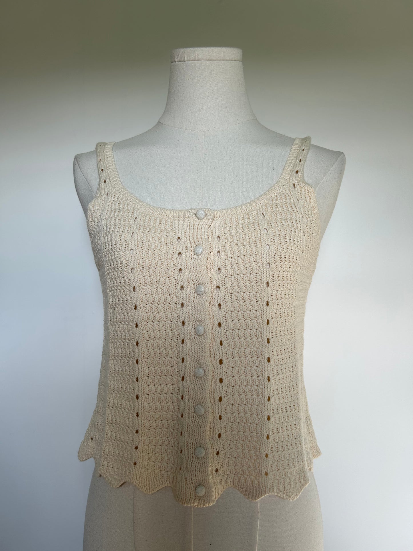 Isabella - Le Top en Crochet Beige