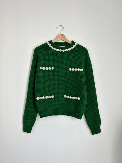 Pearl green sweater